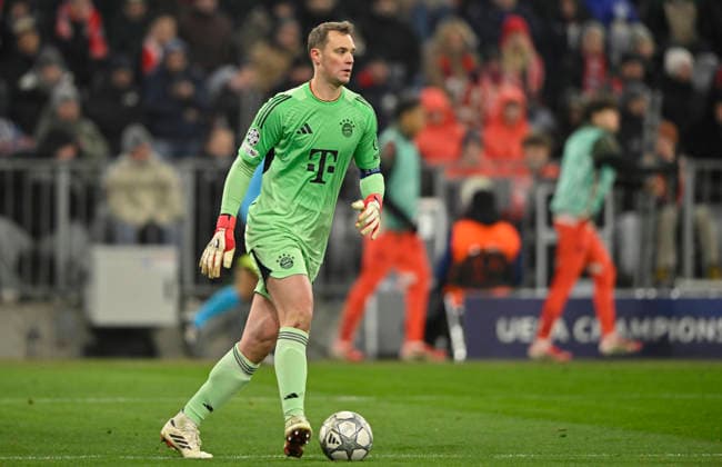 Goalkeeper Manuel Neuer FC Bayern Muenchen FCB 01 Action on the ball FC Bayern Muenchen FCB vs R Union Saint Gilloise Matchday 7 21 01 2026 DFL REGULATIONS PROHIBIT ANY USE OF PHOTOGRAPHS AS IMAGE SEQUENCES AND OR QUASI VIDEO FC Bayern Muenchen FCB vs R Union Saint Gilloise