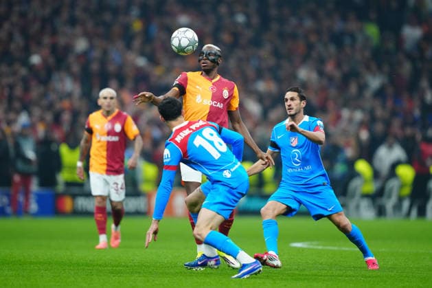 UEFA Champions League Galatasaray SK Vs Atletico de Madrid in Istanbul, Turkey - 21 Jan 2026 Victor James Osimhen of Galatasaray SK seen in action during the UEFA Champions League match between Galatasaray SK and Atletico de Madrid at Ali Sami Yen Sports Complex. Final score Galatasaray 1 : 1 Atletico de Madrid Istanbul Turkey Copyright: xGokhanxTanerx xSOPAxImagesx GTANER_SOPAImages_GSvATM_Champions-League_Istanbul_TUR_21012026_00003