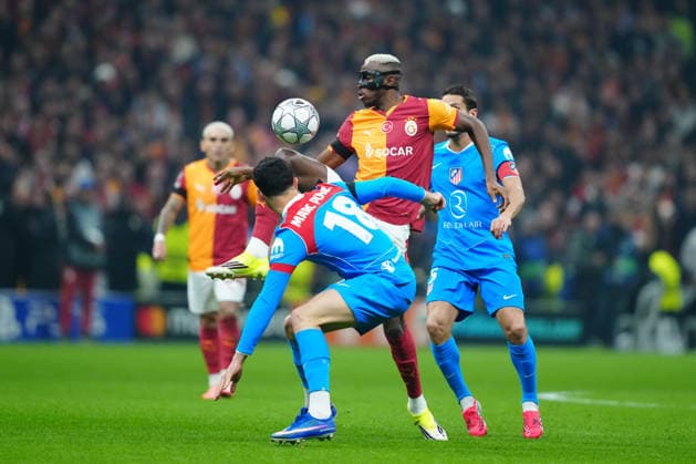 January 21, 2026, Istanbul, Turkey: Victor James Osimhen of Galatasaray SK seen in action during the UEFA Champions League match between Galatasaray SK and Atletico de Madrid at Ali Sami Yen Sports Complex. Final score Galatasaray 1 : 1 Atletico de Madrid Istanbul Turkey - ZUMAs197 20260121_aaa_s197_121 Copyright: xGokhanxTanerx