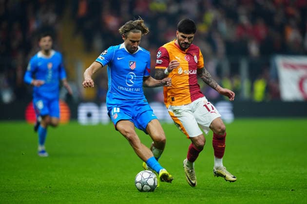 January 21, 2026, Istanbul, Turkey: Marcos Llorente of AtlÃ tico de Madrid and Evren Eren Elmal? of Galatasaray SK seen in action during the UEFA Champions League match between Galatasaray SK and Atletico de Madrid at Ali Sami Yen Sports Complex. Final score Galatasaray 1 : 1 Atletico de Madrid Istanbul Turkey - ZUMAs197 20260121_aaa_s197_148 Copyright: xGokhanxTanerx