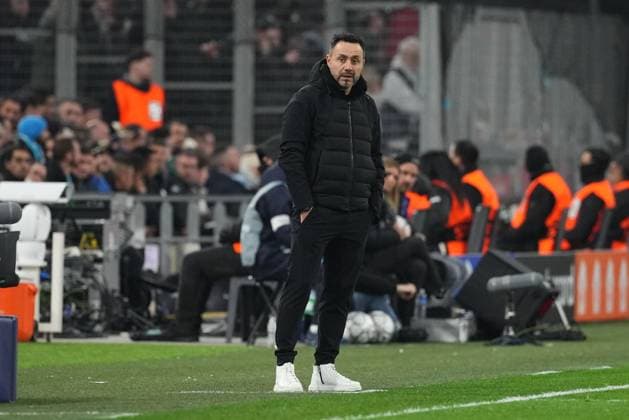 Marseille coach Roberto De Zerbi Marseille v Liverpool, UEFA Champions League, Group Stage, Football, Orange Velodrome, Marseille, France - 21 Jan 2026Marseille Orange Vélodrome France EDITORIAL USE ONLY No use with unauthorised audio, video, data, fixture lists, club league logos or live services. Online in-match use limited to 120 images, no video emulation. No use in betting, games or single club league player publications. Copyright: xDavexWinter Shutterstockx 16348361lf