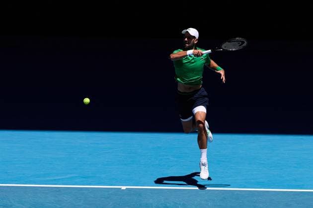 Novak Djokovic of Serbia during his second round match Australian Open tennis tournament, Day Five, Melbourne Park, Australia - 22 Jan 2026Melbourne Melbourne Park Victoria (VIC) Australia  Copyright: xRachelxBach Shutterstockx 16371208v
