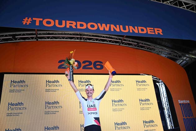 22-01-2026 Tour Down Under; Tappa 02 Norwood - Uraidla; 2026, Uae Emirates - Xrg; Vine, Jai; Uraidla; 