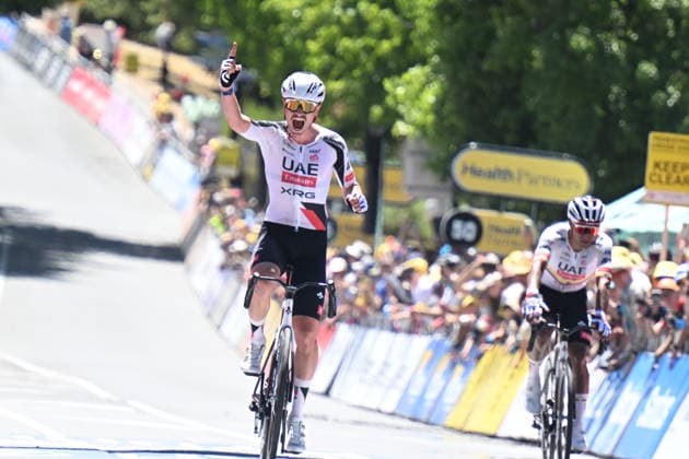 22-01-2026 Tour Down Under; Tappa 02 Norwood - Uraidla; 2026, Uae Emirates - Xrg; Vine, Jai; Uraidla; 