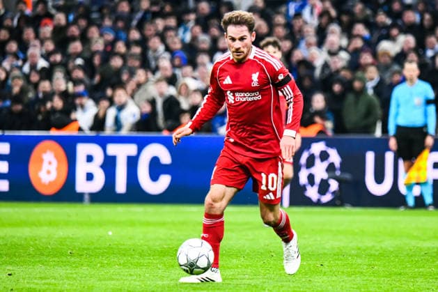 FOOTBALL: OM - LIVERPOOL FC Baptiste AUTISSIER MAXPPP - Marseille 21 01 2026 Baptiste AUTISSIER Maxppp Marseille ; 21 01 2026 ; Alexis Mac Allister lors du match OM vs Liverpool, 7e journee de la phase de ligue de la Ligue des Champions a Marseille le 21 janvier 2026. OM vs Liverpool, Matchday 7 of the Champions League group stage in Marseille on January 21, 2026. Marseille Marseille Region Sud - Provence Alpes Cote France  Copyright: xMAXPPPxBaptistexAUTISSIERx BAU202601228063 BAU202601228063