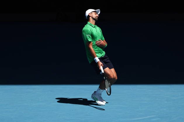 Novak Djokovic during his second round match Australian Open tennis tournament, Day Five, Melbourne Park, Australia - 22 Jan 2026Melbourne Melbourne Park Victoria (VIC) Australia  Copyright: xEllaxLing Shutterstockx 16371207g