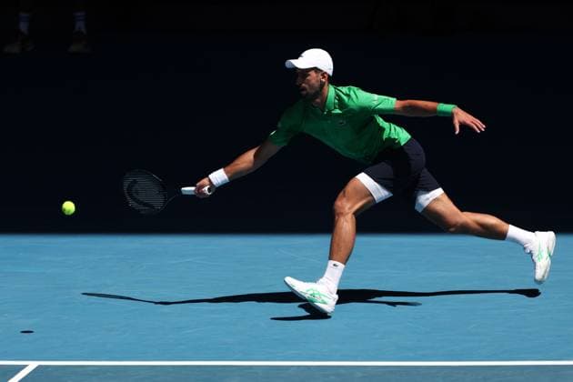 Novak Djokovic during his second round match Australian Open tennis tournament, Day Five, Melbourne Park, Australia - 22 Jan 2026Melbourne Melbourne Park Victoria (VIC) Australia  Copyright: xEllaxLing Shutterstockx 16371207c