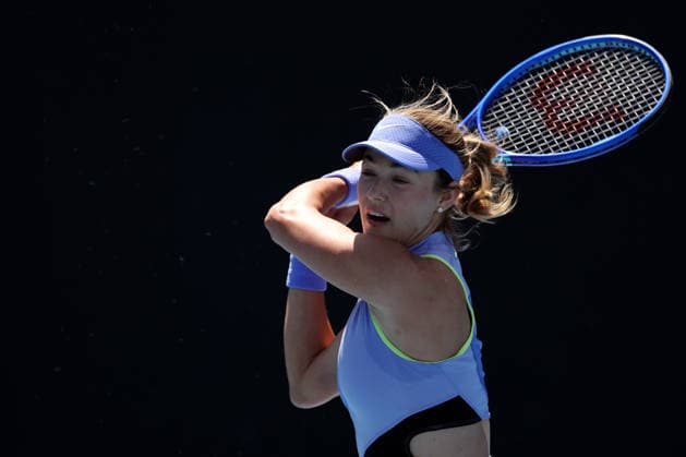 Anna Kalinskaya during her second round match Australian Open tennis tournament, Day Five, Melbourne Park, Australia - 22 Jan 2026Melbourne Melbourne Park Victoria (VIC) Australia  Copyright: xEllaxLing Shutterstockx 16371207al