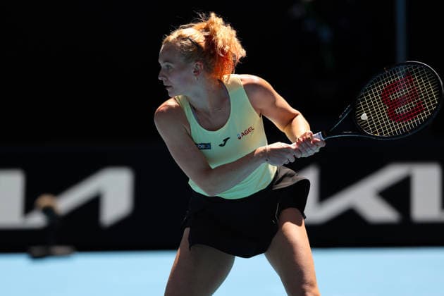 Katerina Siniakova during her second round match Australian Open tennis tournament, Day Five, Melbourne Park, Australia - 22 Jan 2026Melbourne Melbourne Park Victoria (VIC) Australia  Copyright: xEllaxLing Shutterstockx 16371207bl