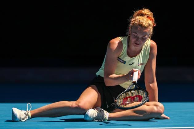 Katerina Siniakova during her second round match Australian Open tennis tournament, Day Five, Melbourne Park, Australia - 22 Jan 2026Melbourne Melbourne Park Victoria (VIC) Australia  Copyright: xEllaxLing Shutterstockx 16371207bm
