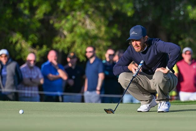 Hero Dubai Desert Classic 2026 DUBAI, UNITED ARAB EMIRATES - JANUARY 22: Tommy Fleetwood competes during the Hero Dubai Desert Classic held at the Emirates Golf Club in Dubai, United Arab Emirates on January 22, 2026. Waleed Zein Anadolu Dubai United Arab Emirates. Editorial use only. Please get in touch for any other usage.  Copyright: x2026xAnadoluxWaleedxZeinx