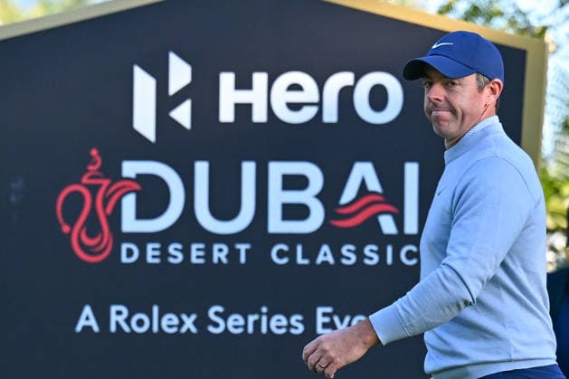 Hero Dubai Desert Classic 2026 in UAE DUBAI, UNITED ARAB EMIRATES - JANUARY 22: Northern Ireland’s Rory McIlroy competes during the Hero Dubai Desert Classic 2026 at Emirates Golf Club in Dubai, United Arab Emirates on January 22, 2026. Waleed Zein Anadolu Dubai United Arab Emirates. Editorial use only. Please get in touch for any other usage.  Copyright: x2026xAnadoluxWaleedxZeinx