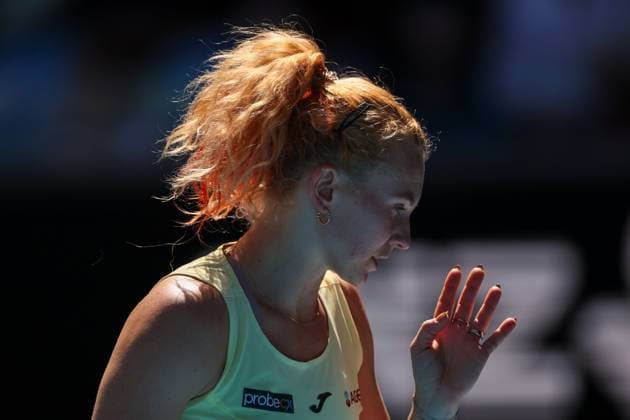 Katerina Siniakova during her second round match Australian Open tennis tournament, Day Five, Melbourne Park, Australia - 22 Jan 2026Melbourne Melbourne Park Victoria (VIC) Australia  Copyright: xEllaxLing Shutterstockx 16371207bw