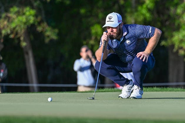 Hero Dubai Desert Classic 2026 in UAE DUBAI, UNITED ARAB EMIRATES - JANUARY 22: Tyrrell Hatton competes during the Hero Dubai Desert Classic 2026 at Emirates Golf Club in Dubai, United Arab Emirates on January 22, 2026. Waleed Zein Anadolu Dubai United Arab Emirates. Editorial use only. Please get in touch for any other usage.  Copyright: x2026xAnadoluxWaleedxZeinx