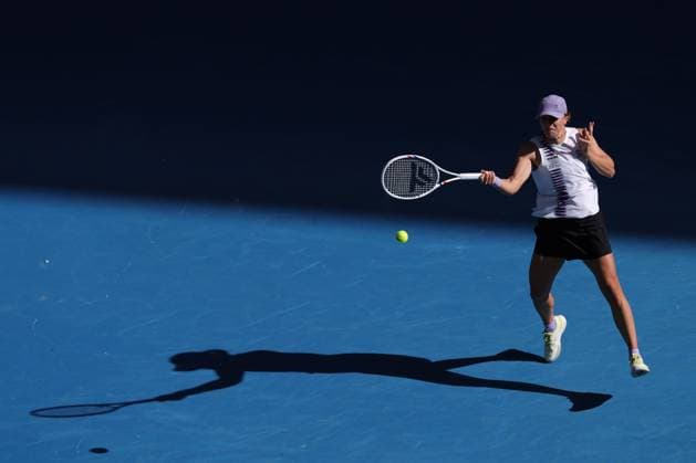 Iga Swiatek of Poland during her second round match Australian Open tennis tournament, Day Five, Melbourne Park, Australia - 22 Jan 2026Melbourne Melbourne Park Victoria (VIC) Australia  Copyright: xRachelxBach Shutterstockx 16371208bf