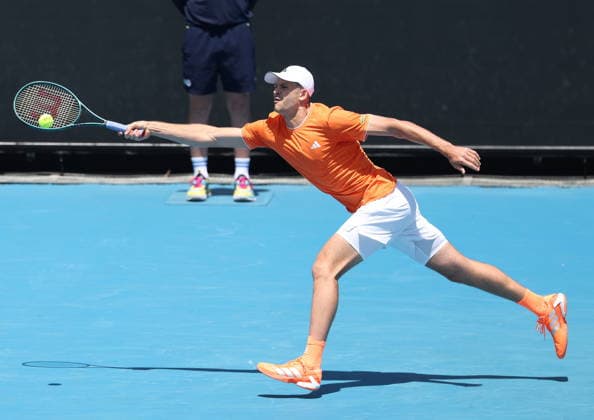 TENIS AUSTRALIAN OPEN 2026 22012026 N Z HUBERT HURKACZ DRUGA RUNDA AUSTRALIAN OPEN W MELBOURNE MARCIN CHOLEWINSKI NEWSPIX.PL TENIS AUSTRALIAN OPEN 2026 22012026 HUBERT HURKACZ IN THE SECOND ROUND OF AUSTRALIAN OPEN IN MELBOURNE NEWSPIX.PL --- newspix.pl POLAND OUT! 