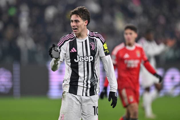 Juventus v SL Benfica - UEFA Champions League 2025 26 League Phase MD7 Kenan Yildiz of Juventus F.C. plays during the UEFA Champions League phase day 7 football match between Juventus F.C. and S.L. Benfica at the Juventus Stadium in Milan, Italy, on January 21, 2026. Turin Italy Italy  Copyright: xDomenicoxCippitellix originalFilename:cippitelli-juventus260121_npCXc.jpg