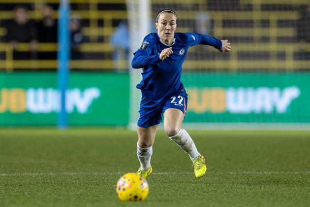 Manchester City v Chelsea - Subway Women s League Cup Semi Final Lucy Bronze 22 of Chelsea Women F.C. participates in the FA Women s League Cup match between Manchester City and Chelsea at the Joie Stadium in Manchester, England, on January 21, 2026. Manchester United Kingdom  Copyright: xMIxNewsx originalFilename:fletcher-manchest260121_np1wM.jpg