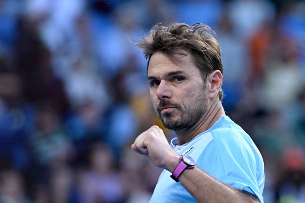 TENNIS AUSTRALIAN OPEN, Stan Wawrinka of Switzerland reacts during the Men™s 2nd round match against Arthur Gea of France on day 5 of the 2026 Australian Open tennis tournament at Melbourne Park in Melbourne, Wednesday, January 22, 2026. ( NO ARCHIVING MELBOURNE VICTORIA AUSTRALIA  Copyright: xJAMESxROSSx 20260122149008804528