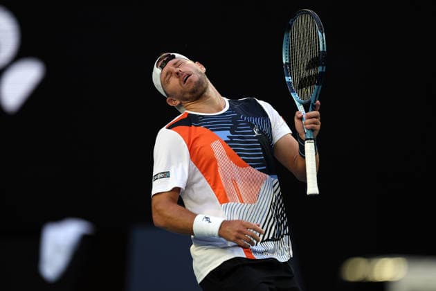 James Duckworth during his second round match Australian Open tennis tournament, Day Five, Melbourne Park, Australia - 22 Jan 2026Melbourne Melbourne Park Victoria (VIC) Australia  Copyright: xEllaxLing Shutterstockx 16371207cc