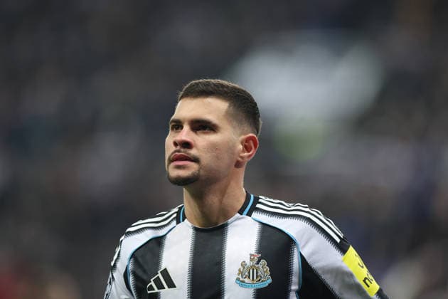 Newcastle Upon Tyne, England, 21st January 2026. Bruno Guimaraes of Newcastle United during the Newcastle United vs PSV Eindhoven UEFA Champions League match at St. James Park, Newcastle Upon Tyne. Picture credit should read: Nigel Roddis Sportimage EDITORIAL USE ONLY. No use with unauthorised audio, video, data, fixture lists, club league logos or live services. Online in-match use limited to 120 images, no video emulation. No use in betting, games or single club league player publications. SPI_082_NR_NEWC_PSV SPI-4467-0082