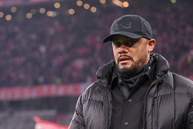 Coach Vincent Kompany FC Bayern München Looks on during the UEFA Champions League 2025 26 League Phase MD7 match between FC Bayern München and R Union Saint Gilloise at Football Arena Munich on January 21, 2026 in Munich, Germany Photo by Harry Langer DeFodi Images