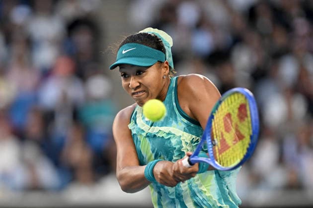 TENNIS AUSTRALIAN OPEN, Naomi Osaka of Japan in action during the Women™s 2nd round match against Sorana Cirstea of Romania on day 5 of the 2026 Australian Open tennis tournament at Melbourne Park in Melbourne, Wednesday, January 22, 2026. ( NO ARCHIVING MELBOURNE VICTORIA AUSTRALIA  Copyright: xLUKASxCOCHx 20260122154646103130