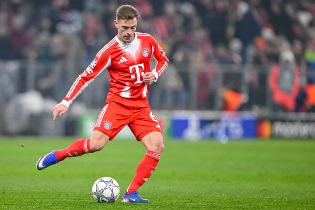 Joshua Kimmich FC Bayern München controls the Ball during the UEFA Champions League 2025 26 League Phase MD7 match between FC Bayern München and R Union Saint Gilloise at Football Arena Munich on January 21, 2026 in Munich, Germany Photo by Harry Langer DeFodi Images