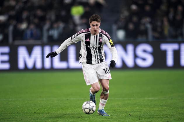 Juventus FC v SL Benfica - UEFA Champions League Kenan Yildiz of Juventus FC in action during the UEFA Champions League 2025 26 league phase football match between Juventus FC and SL Benfica. Turin Italy Copyright: xNicolòxCampox