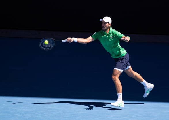 Novak Djokovic SRB , Australian Open 2026, Melbourne Park, Melbourne, Victoria, Australia Copyright: xJuergenxHasenkopfx