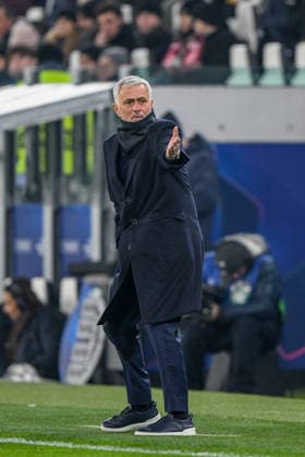 Juventus v Benfica, UEFA Champions League football, Turin, Italy Turin, Italy. 21st, January 2026. Head coach Jose Mourinho of Benfica seen during the UEFA Champions League match between Juventus and Benfica at Allianz Stadium in Turin. Italy, Torino, Juventus Stadium  Copyright: xGonzalesxPhoto TommasoxFimianox