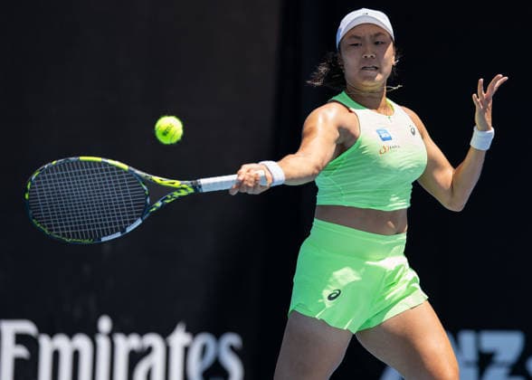 Janice Tjen INA , Australian Open 2026, Melbourne Park, Melbourne, Victoria, Australia Copyright: xJuergenxHasenkopfx