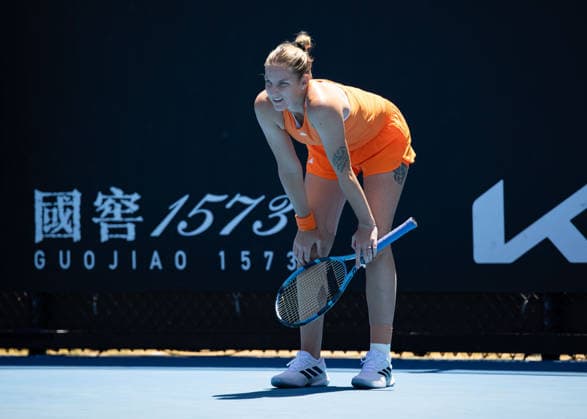 Karolina Pliskova CZE , Australian Open 2026, Melbourne Park, Melbourne, Victoria, Australia Copyright: xJuergenxHasenkopfx