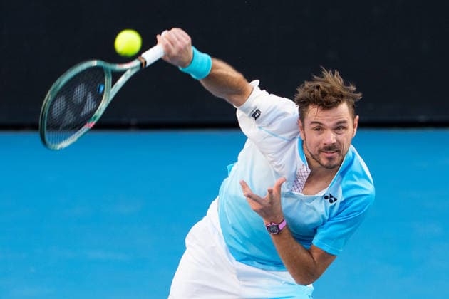 January 22, 2026: STAN WAWRINKA of Switzerland in action against ARTHUR GEA of France on KIA Arena in a Men s Singles 2nd round match on day 5 of the 2026 Australian Open in Melbourne, Australia. WAWRINKA won 46 63 36 75 76. Cal Media Melbourne Australia - ZUMAc04_ 20260122_faf_c04_045 Copyright: xSydneyxLowx
