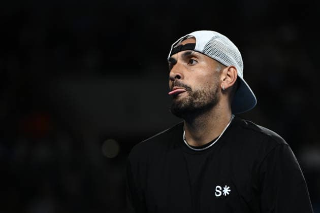 TENNIS AUSTRALIAN OPEN, Nick Kyrgios (pictured) and Thanasi Kokkinakis of Australia during the Men™s 1st round match against Jason Kubler and Marc Polmans of Australia on day 5 of the 2026 Australian Open tennis tournament at Melbourne Park in Melbourne, Wednesday, January 22, 2026. ( NO ARCHIVING MELBOURNE VICTORIA AUSTRALIA  Copyright: xJOELxCARRETTx 20260122120319203810
