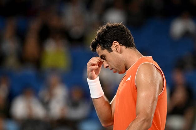 TENNIS AUSTRALIAN OPEN, Jaume Munar of Spain during the Men™s 2nd round match against Casper Ruud of Norway on day 5 of the 2026 Australian Open tennis tournament at Melbourne Park in Melbourne, Wednesday, January 22, 2026. ( NO ARCHIVING MELBOURNE VICTORIA AUSTRALIA  Copyright: xLUKASxCOCHx 20260122138882555186