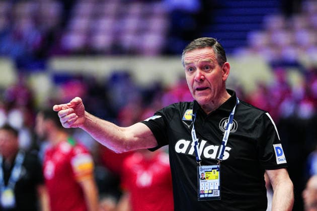 Alfred Gislason Germany, Coach DEN, Germany vs Portugal, Handball, EHF European Championship 2026, Main Round, Matchday 1, 22 01 2026 DEN, Germany vs Portugal, Handball, EHF European Championship 2026, Main Round, Matchday 1, 22 01 2026 Herning Copyright: xEibner-Pressefoto MarcelxvonxFehrnx EP_MFN