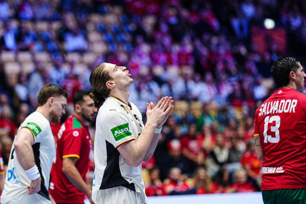 Juri Knorr Germany, 15 DEN, Germany vs Portugal, Handball, EHF European Championship 2026, Main Round, Matchday 1, 22 01 2026 DEN, Germany vs Portugal, Handball, EHF European Championship 2026, Main Round, Matchday 1, 22 01 2026 Herning Copyright: xEibner-Pressefoto MarcelxvonxFehrnx EP_MFN