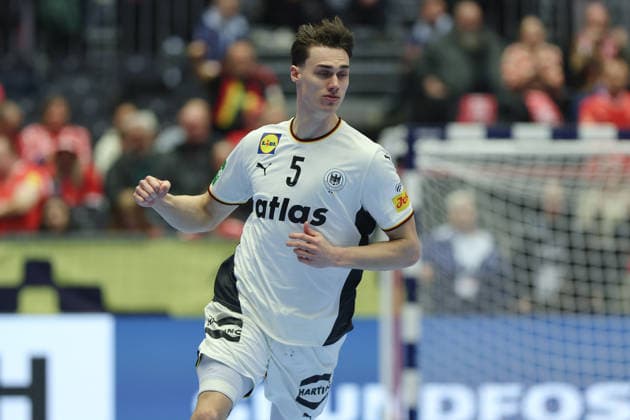 Germany Portugal, EHF Handball European Championship 2026 Miro Schluroff Germany, 5 Handball EHF European Championship, International match between Germany and Portugal on January 22, 2026 in Herning Denmark , Herning Denmark Jyske Bank Boxen
