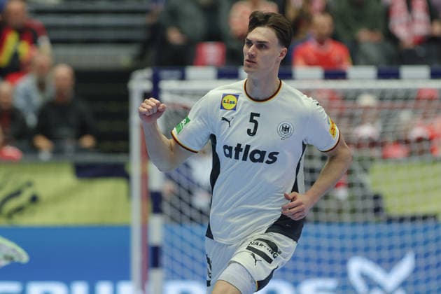 Germany Portugal, EHF Handball European Championship 2026 Miro Schluroff Germany, 5 Handball EHF European Championship, International match between Germany and Portugal on January 22, 2026 in Herning Denmark , Herning Denmark Jyske Bank Boxen