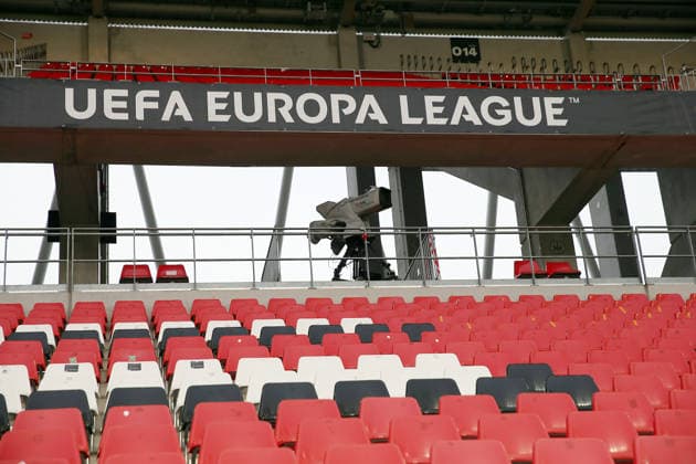 22 01 2026, xrekx, football UEFA Europa League, SC Freiburg Maccabi Tel Aviv v l symbol photo, symbol image, symbol stadium, symbolic photo, symbolic image, symbolic stadium TV camera, TV rights, football rights, television rights, Bundesliga DFL DFB REGULATIONS PROHIBIT ANY USE OF PHOTOGRAPHS as IMAGE SEQUENCES and or QUASI VIDEO Freiburg