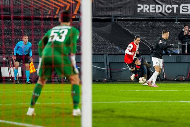 UEFA Europa League: Feyenoord v SK Sturm Graz Rotterdam - Annis Hadj Moussa of Feyenoord during the seventh match of the UEFA Europa League 2025 2026. The match is set between Feyenoord and SK Sturm Graz at Stadion Feijenoord De Kuip on 22 January 2026 in Rotterdam, The Netherlands. Copyright: xYannickxVerhoevenx