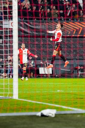 UEFA Europa League: Feyenoord v SK Sturm Graz Rotterdam - Tsuyoshi Watanabe of Feyenoord during the seventh match of the UEFA Europa League 2025 2026. The match is set between Feyenoord and SK Sturm Graz at Stadion Feijenoord De Kuip on 22 January 2026 in Rotterdam, The Netherlands. Copyright: xYannickxVerhoevenx