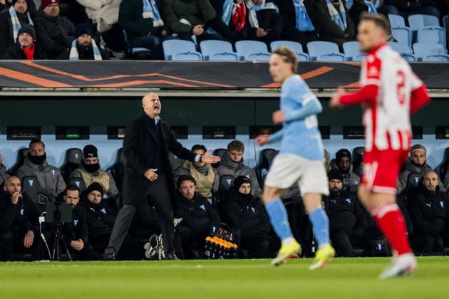 260122 Head coach Miguel Angel Ramirez of Malmö FF during the UEFA Europa League football match between Malmö FF and Crvena Zvezda on January 22, 2026 in Malmö Photo Petter Arvidson BILDBYRAN kod PA PA1132 fotboll football soccer fotball uefa europa league europa league malmö ff crvena zvezda bbeng röda stjärnan  Copyright: PETTERxARVIDSON BB260122PA098