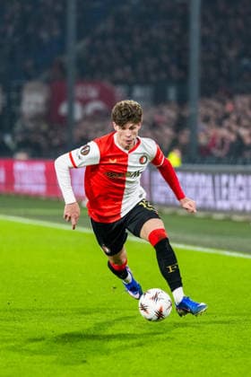 UEFA Europa League: Feyenoord v SK Sturm Graz Rotterdam - Jordan Bos of Feyenoord during the seventh match of the UEFA Europa League 2025 2026. The match is set between Feyenoord and SK Sturm Graz at Stadion Feijenoord De Kuip on 22 January 2026 in Rotterdam, The Netherlands. Copyright: xYannickxVerhoevenx
