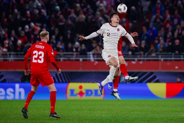 UEFA Europa League SK Brann FC Midtjylland Bergen 20260122 FC Midtjyllands Gue sung Cho in the UEFA Europa League match between SK Brann and FC Midtjylland at Brann Stadium Photo Paul S Amundsen NTB Bergen Norway EDITORIAL USE ONLY RESTRICTED USE FOR BETTING COMPANIES  Copyright: xPaulxS.xAmundsenx xNTBx