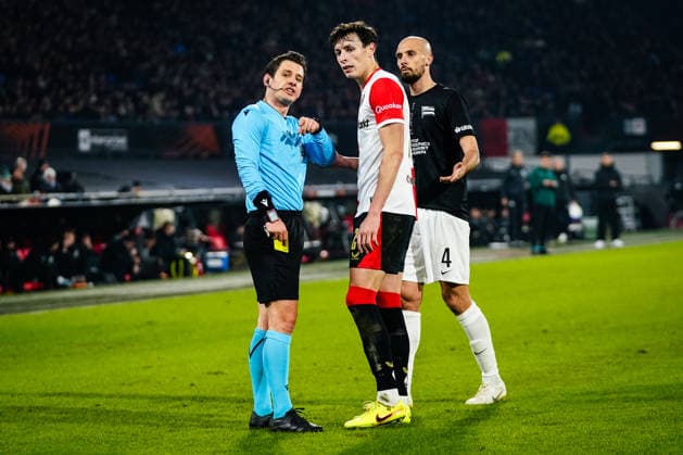 UEFA Europa League: Feyenoord v SK Sturm Graz Rotterdam - Anel Ahmedhodzic of Feyenoord Rotterdam during the seventh match of the UEFA Europa League 2025 2026. The match is set between Feyenoord and SK Sturm Graz at Stadion Feijenoord De Kuip on 22 January 2026 in Rotterdam, The Netherlands. (VK Sportphoto Danny de Groot) Copyright: xDannyxdexGrootx