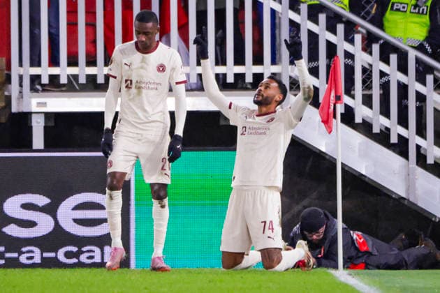UEFA Europa League SK Brann FC Midtjylland Bergen 20260122 FC Midtjylland cheers after scoring by Junior Brumado in the UEFA Europa League match between SK Brann and FC Midtjylland at Brann Stadium Photo Paul S Amundsen NTB Bergen Norway EDITORIAL USE ONLY RESTRICTED USE FOR BETTING COMPANIES  Copyright: xPaulxS.xAmundsenx xNTBx