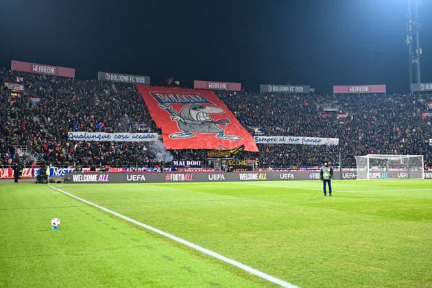 Bologna Fc supporters during Bologna FC vs Celtic FC, Football Europa League match in Bologna, Italy, January 22 2026  Copyright: xGianlucaxRicci IPAxSportx xipa-agency.netx xx IPA_70424770 IPA_Agency_IPA70424770