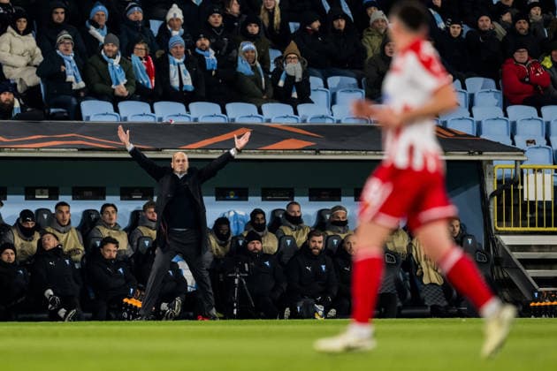 260122 Head coach Miguel Angel Ramirez of Malmö FF during the UEFA Europa League football match between Malmö FF and Crvena Zvezda on January 22, 2026 in Malmö Photo Petter Arvidson BILDBYRAN kod PA PA1132 fotboll football soccer fotball uefa europa league europa league malmö ff crvena zvezda bbeng röda stjärnan  Copyright: PETTERxARVIDSON BB260122PA117